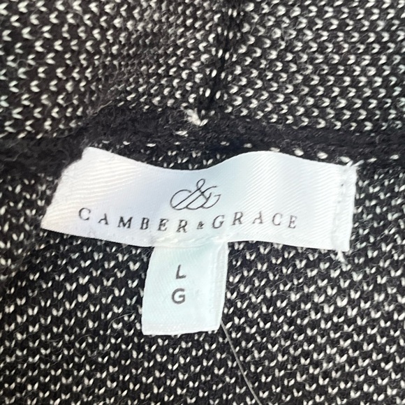 NWT Camber & Grace Cardigan Black LARGE - Picture 3 of 5